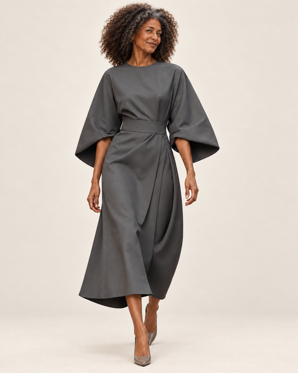 Louise | Kleid mit weiten Ärmeln – Valtor
