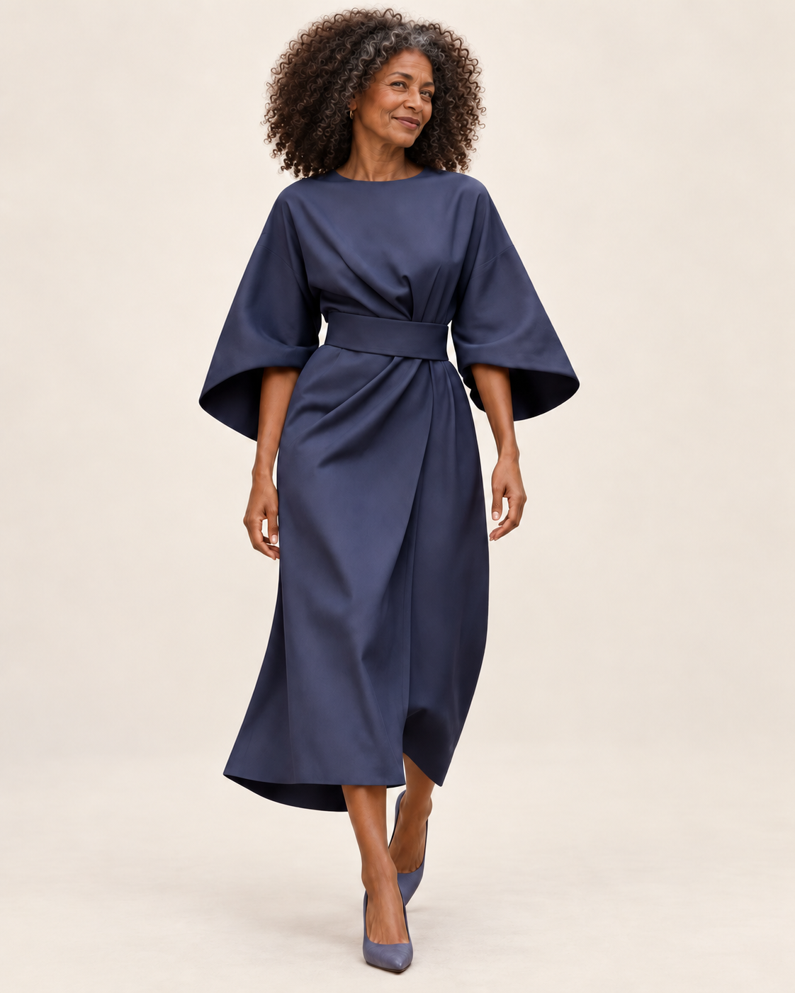 Louise | Kleid mit weiten Ärmeln – Valtor