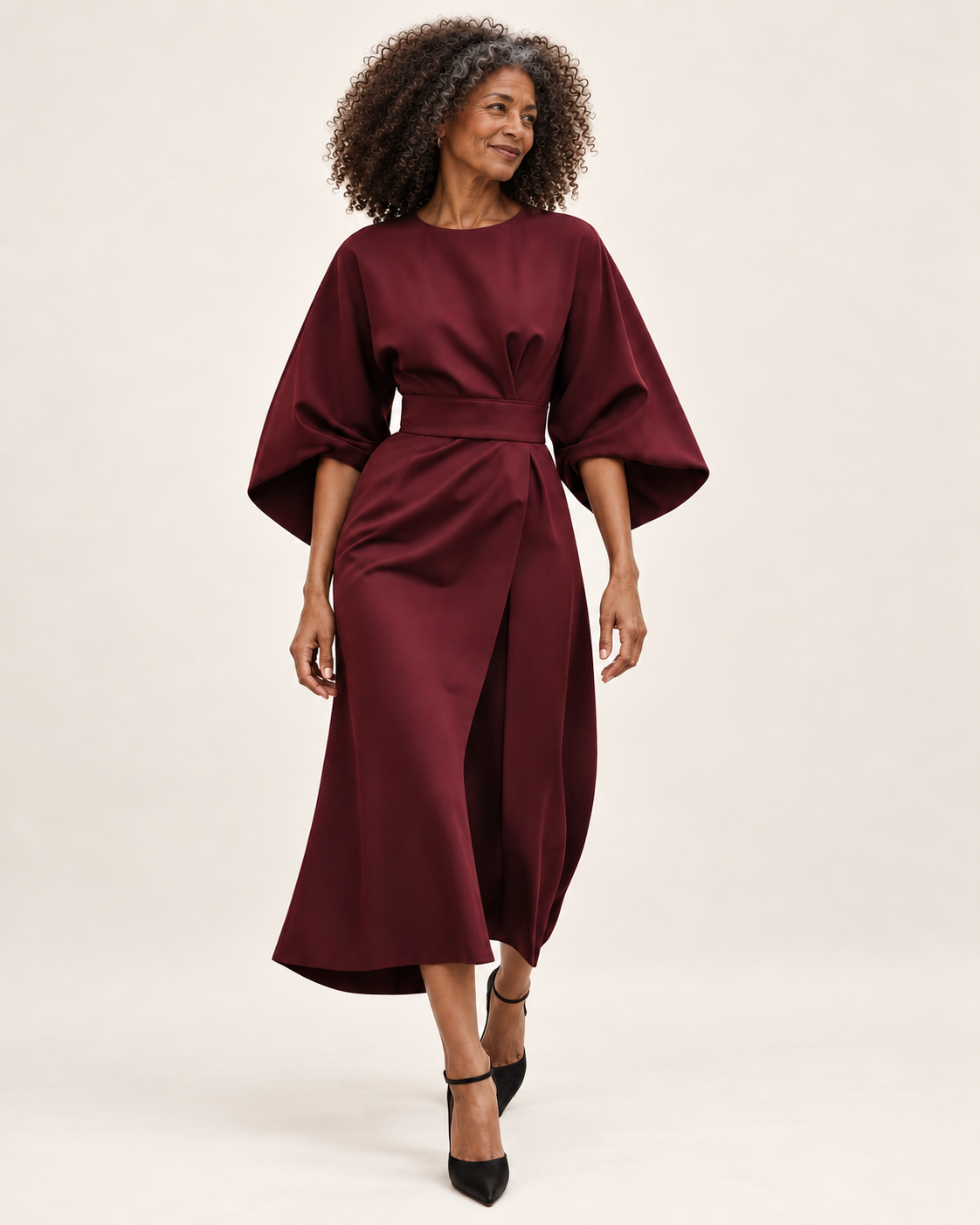 Louise | Kleid mit weiten Ärmeln – Valtor