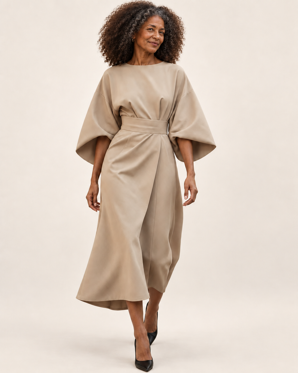 Louise | Kleid mit weiten Ärmeln – Valtor