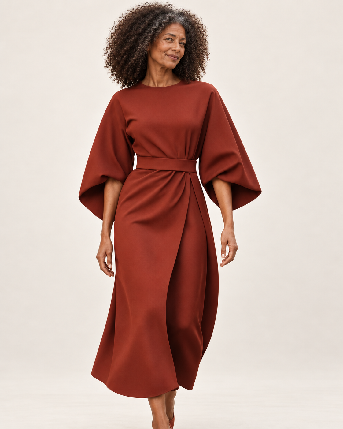 Louise | Kleid mit weiten Ärmeln – Valtor
