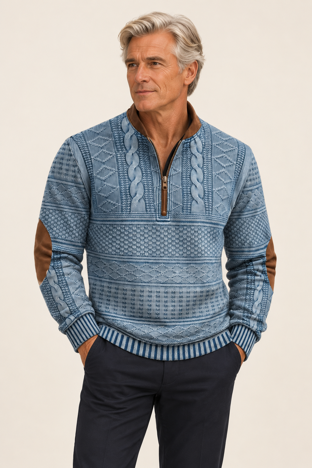 Avery | Pullover mit strukturierter Oberfläche – Valtor