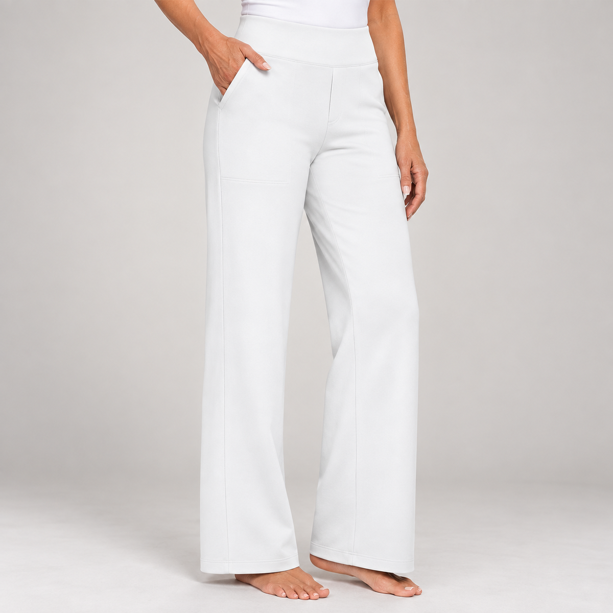 Sanne | Damenhose mit hohem Bund und geradem Bein