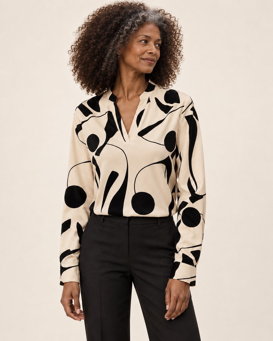Margriet | Bluse mit Stehkragen – Produktansicht
