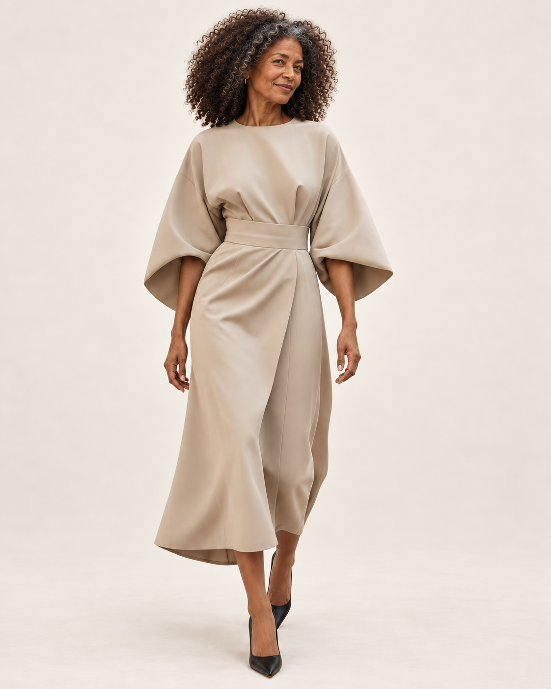 Louise | Kleid mit weiten Ärmeln – Valtor