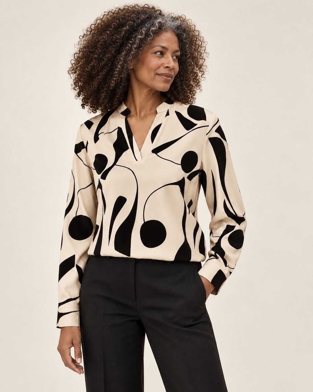 Margriet | Bluse mit Stehkragen – Produktansicht
