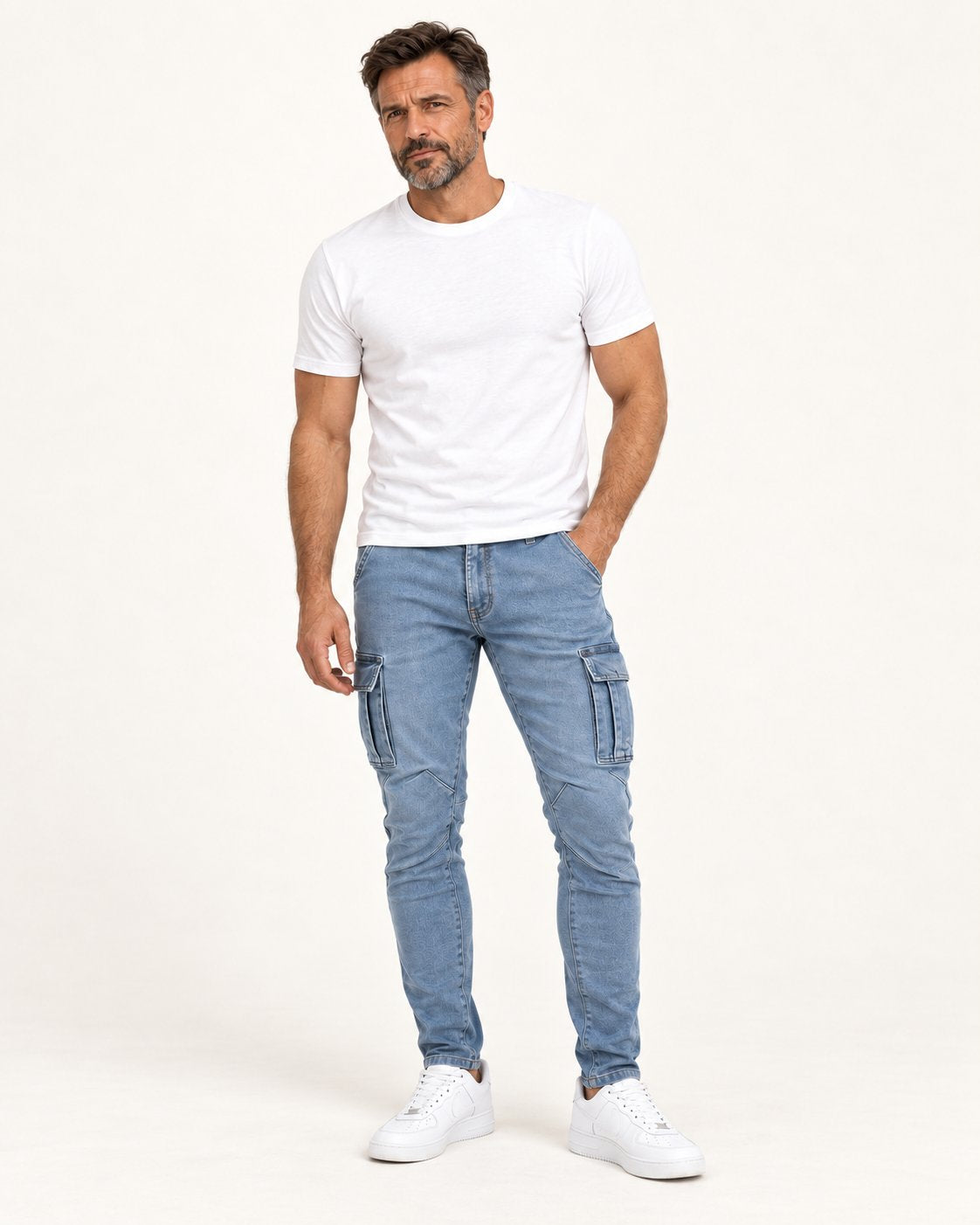 Jens | Cargo-Jeans mit schmalem Bein