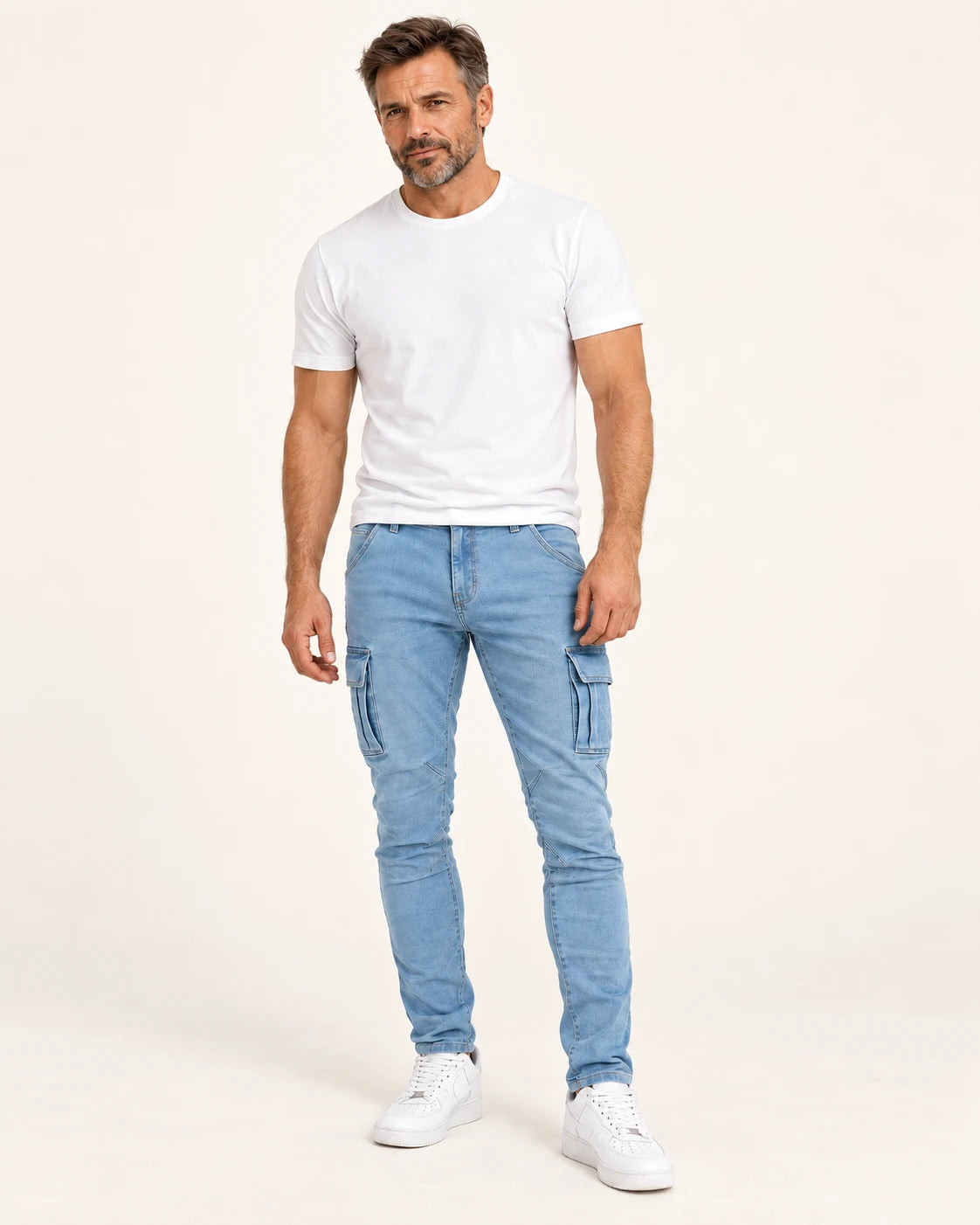 Jens | Cargo-Jeans mit schmalem Bein