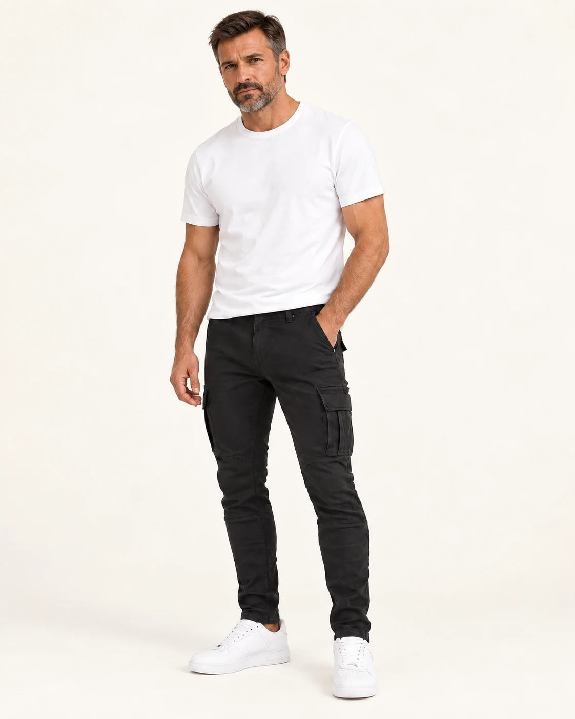 Jens | Cargo-Jeans mit schmalem Bein