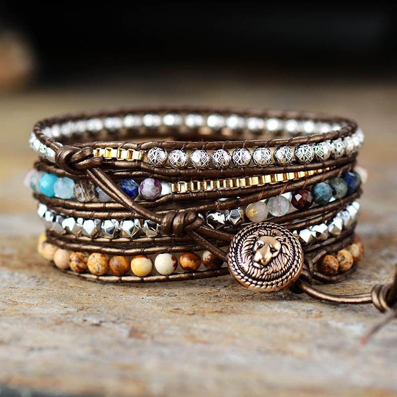 Maren | Mehrreihiges Wickelarmband