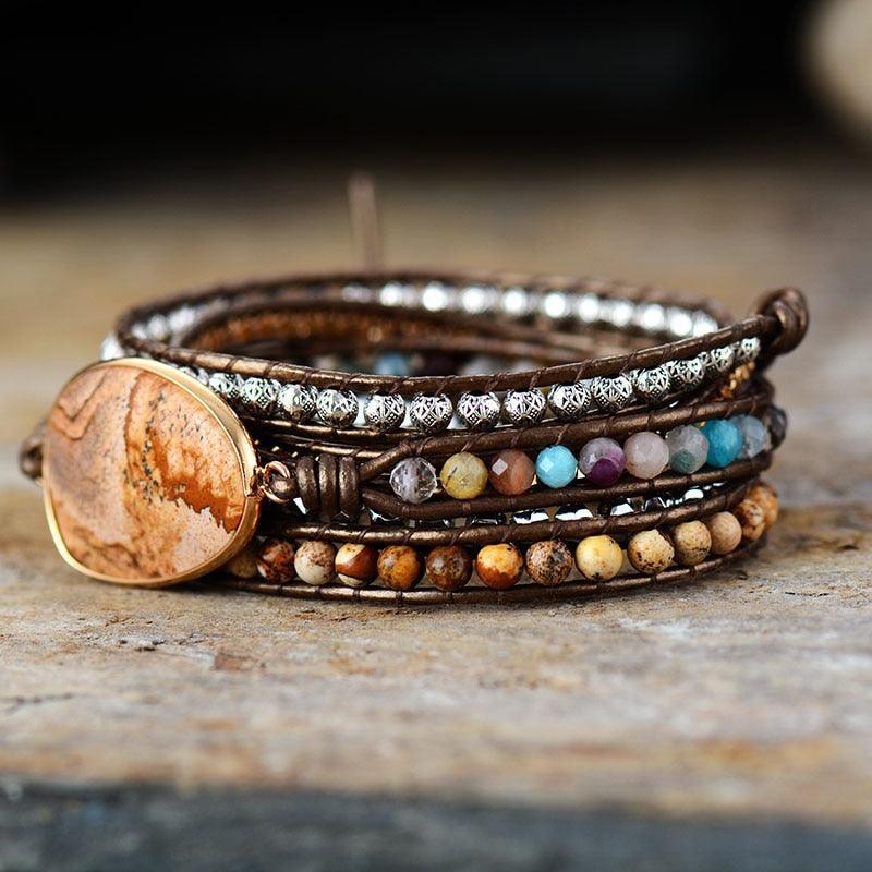Maren | Mehrreihiges Wickelarmband