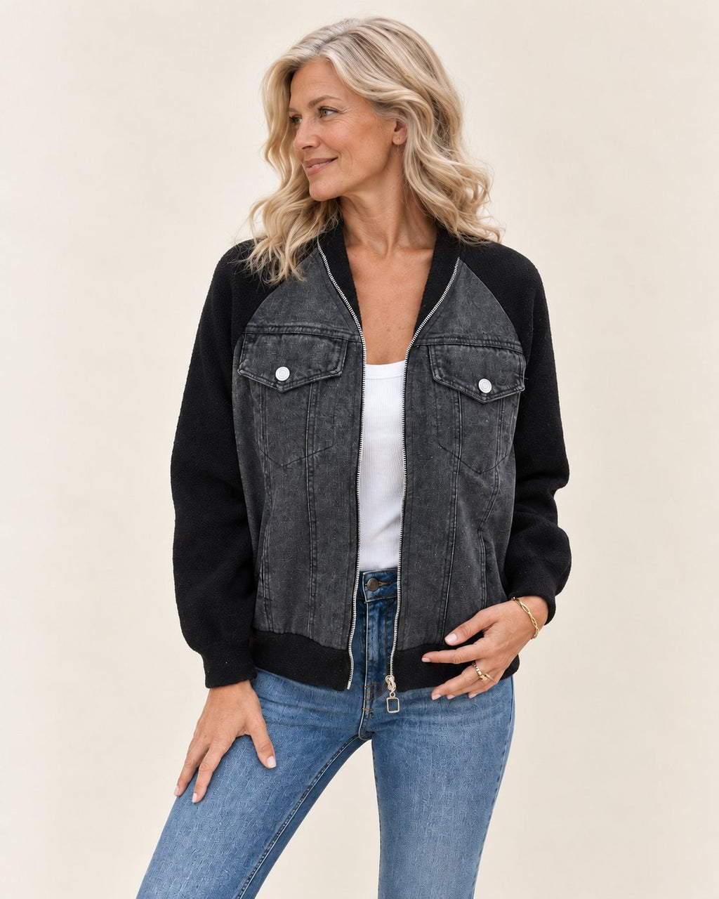Oliva | Jeansjacke