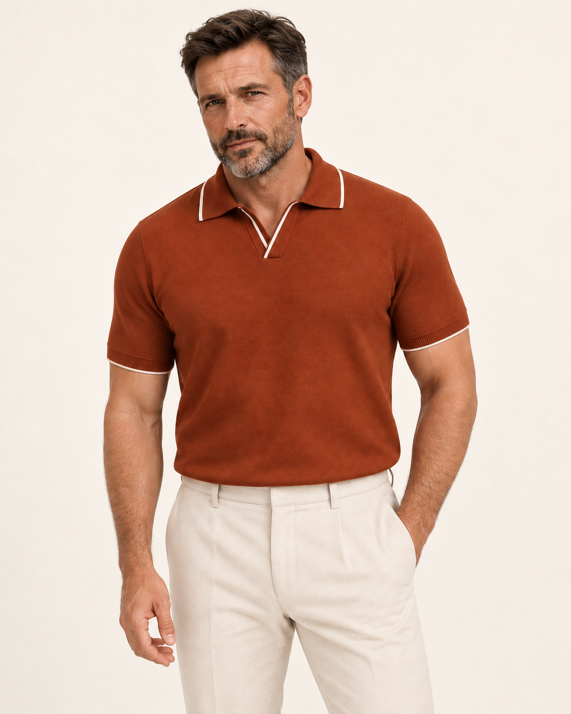 Casimir | Kurzarm-Poloshirt mit Kontrastkanten