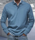 Wilson | Klassisches Langarm-Poloshirt
