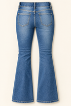 Ariane – Rückansicht in Denimblau