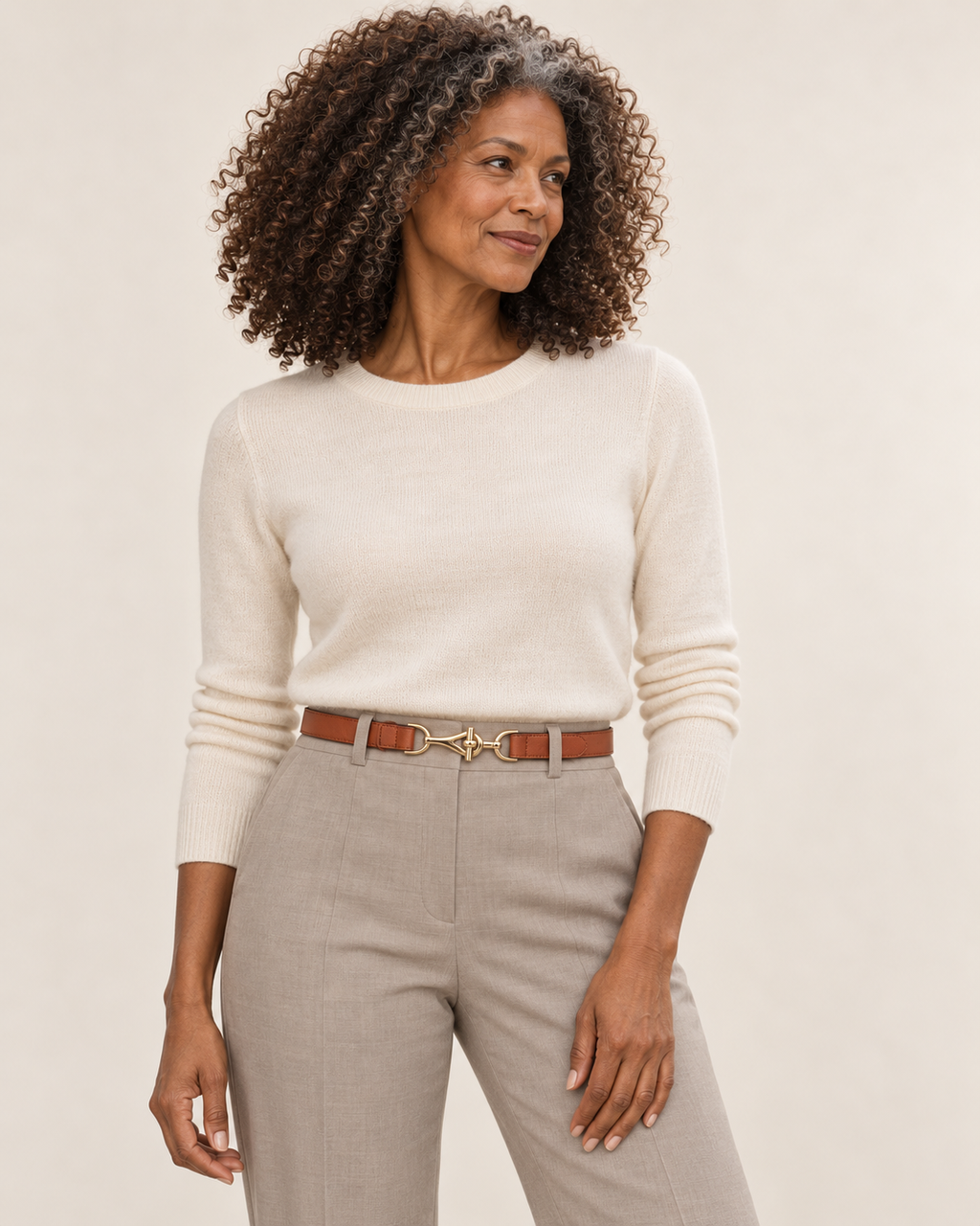 Valtor Damen | Gisela Gürtel in Braun am Model