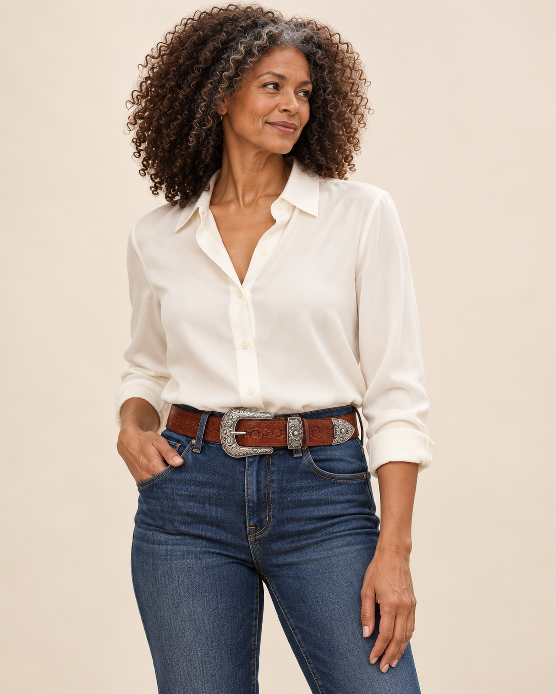 Valtor Damen | Joris | Gürtel im Westernstil am Model